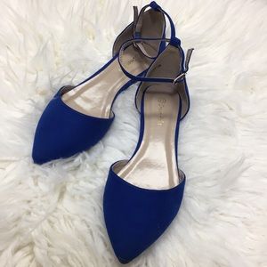 Dream Paris suede blue shoes